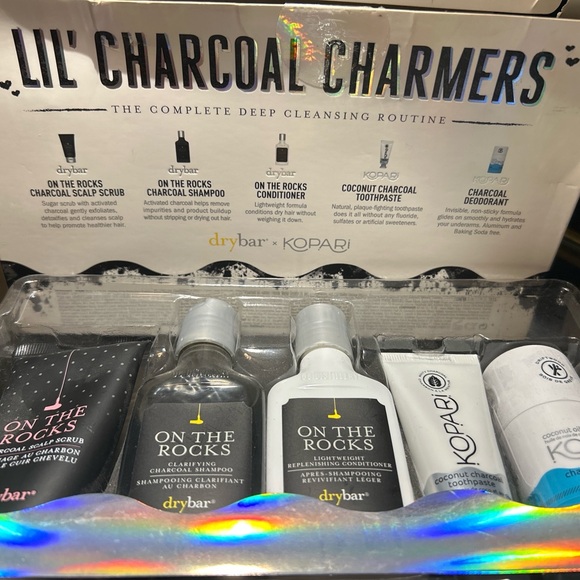 Drybar Other - NEW Drybar on the rocks & Kopari Lil’ Charcoal Charmers Set (Box Damaged)